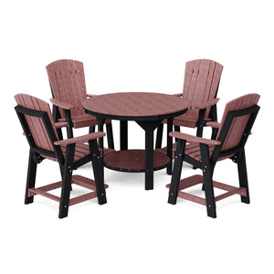 Heritage 5-Piece 48" Pub Counter Set - The Charming Bench Company
