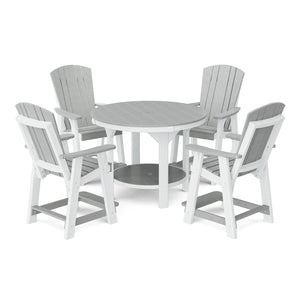 Heritage 5-Piece 48" Pub Counter Set - The Charming Bench Company