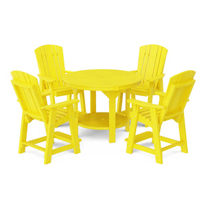 Heritage 5-Piece 48" Pub Counter Set - The Charming Bench Company