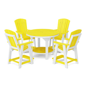 Heritage 5-Piece 48" Pub Counter Set - The Charming Bench Company