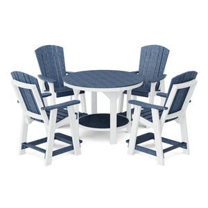 Heritage 5-Piece 48" Pub Counter Set - The Charming Bench Company