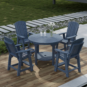 Heritage 5-Piece 48" Pub Counter Set - The Charming Bench Company