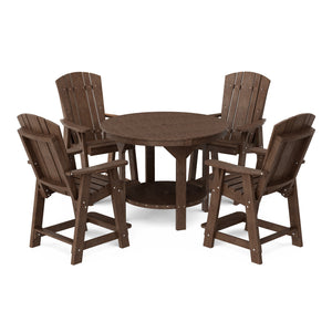 Heritage 5-Piece 48" Pub Counter Set - The Charming Bench Company