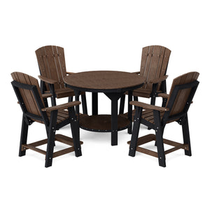 Heritage 5-Piece 48" Pub Counter Set - The Charming Bench Company