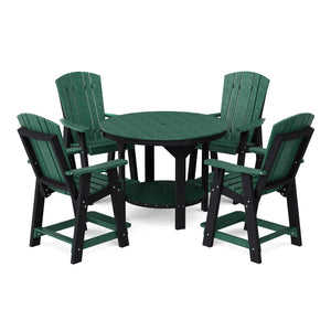 Heritage 5-Piece 48" Pub Counter Set - The Charming Bench Company