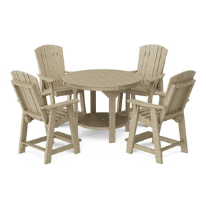 Heritage 5-Piece 48" Pub Counter Set - The Charming Bench Company
