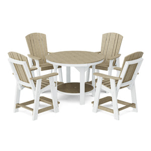 Heritage 5-Piece 48" Pub Counter Set - The Charming Bench Company