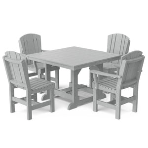 Heritage 5-Piece 44"x44" Dining Set - The Charming Bench Company