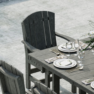 Heritage 7-Piece 44"x72" Dining Set - The Charming Bench Company