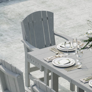 Heritage 7-Piece 44"x72" Dining Set - The Charming Bench Company