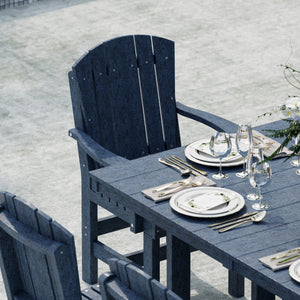 Heritage 7-Piece 44"x72" Dining Set - The Charming Bench Company