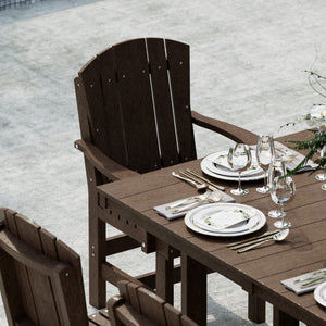 Heritage 7-Piece 44"x72" Dining Set - The Charming Bench Company