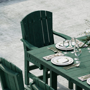 Heritage 7-Piece 44"x72" Dining Set - The Charming Bench Company