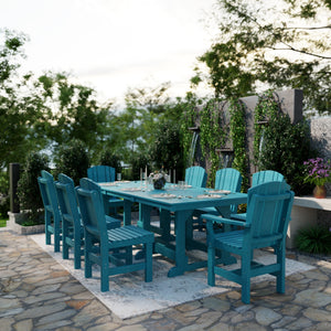 Heritage 9-Piece 44"x94" Dining Set - The Charming Bench Company