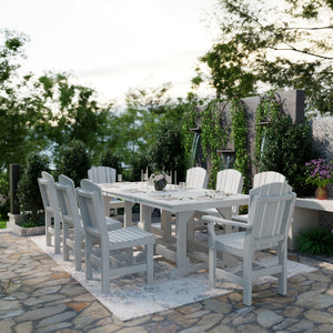 Heritage 9-Piece 44"x94" Dining Set - The Charming Bench Company