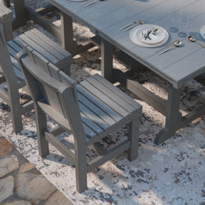 Heritage 9-Piece 44"x94" Dining Set - The Charming Bench Company