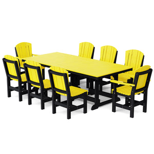 Heritage 9-Piece 44"x94" Dining Set - The Charming Bench Company