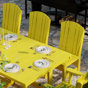 Heritage 9-Piece 44"x94" Dining Set - The Charming Bench Company