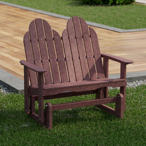 Classic Adirondack Glider - The Charming Bench Company