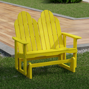 Classic Adirondack Glider - The Charming Bench Company