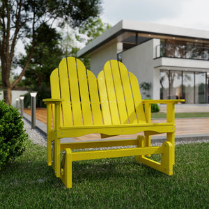 Classic Adirondack Glider - The Charming Bench Company