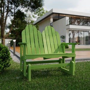 Classic Adirondack Glider - The Charming Bench Company