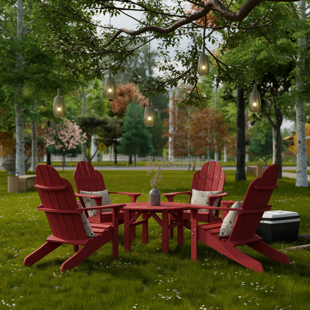 Classic 33&quot; Round Conversation Table - The Charming Bench Company