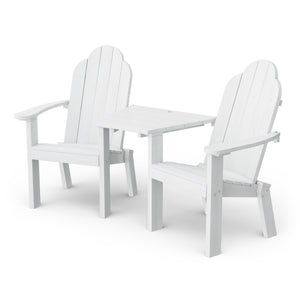 Classic Deck Chair Tete-a-Tete Bench - The Charming Bench Company