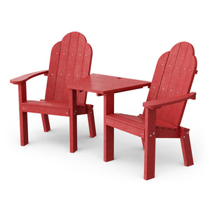 Classic Deck Chair Tete-a-Tete Bench - The Charming Bench Company