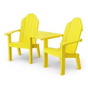 Classic Deck Chair Tete-a-Tete Bench - The Charming Bench Company