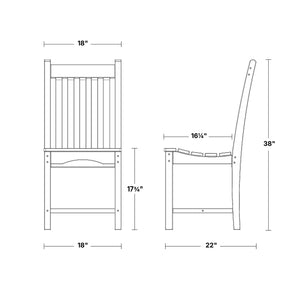 Classic Dining Side Chair - The Charming Bench Company