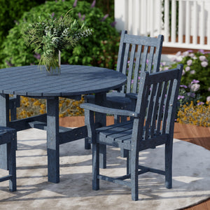 Classic 5-Piece 46" Round Dining Set with Dining Chairs - The Charming Bench Company