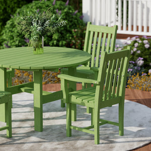 Classic 5-Piece 46" Round Dining Set with Dining Chairs - The Charming Bench Company