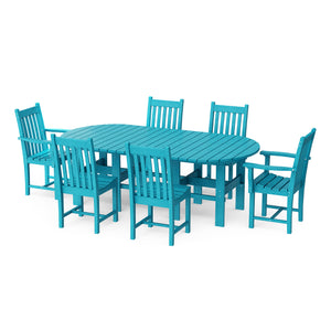 Classic 7-Piece 44"x84" Dining Set - The Charming Bench Company