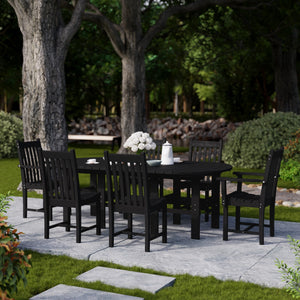 Classic 7-Piece 44"x84" Dining Set - The Charming Bench Company