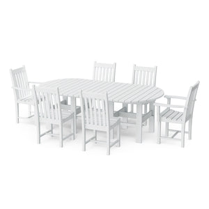 Classic 7-Piece 44"x84" Dining Set - The Charming Bench Company