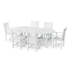 Classic 7-Piece 44"x84" Dining Set - The Charming Bench Company