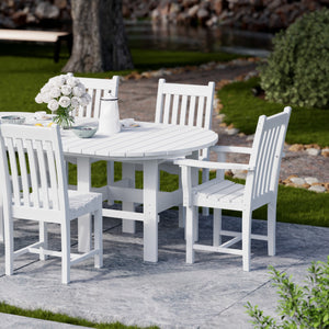Classic 7-Piece 44"x84" Dining Set - The Charming Bench Company