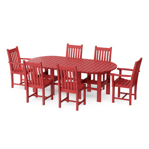 Classic 7-Piece 44"x84" Dining Set - The Charming Bench Company