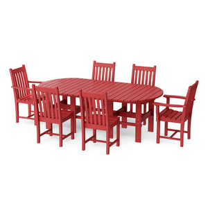 Classic 7-Piece 44"x84" Dining Set - The Charming Bench Company