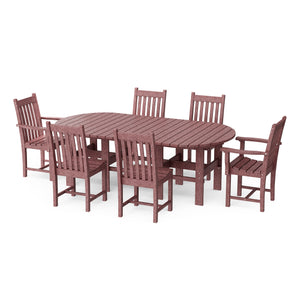 Classic 7-Piece 44"x84" Dining Set - The Charming Bench Company