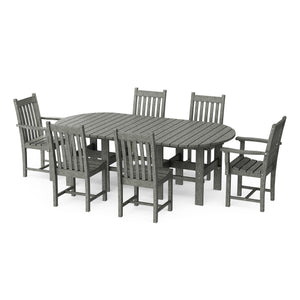 Classic 7-Piece 44"x84" Dining Set - The Charming Bench Company