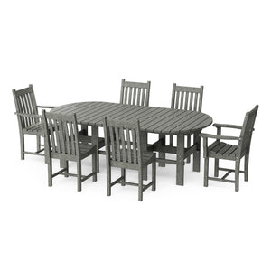 Classic 7-Piece 44"x84" Dining Set - The Charming Bench Company
