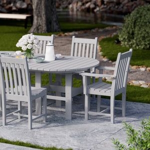 Classic 7-Piece 44"x84" Dining Set - The Charming Bench Company
