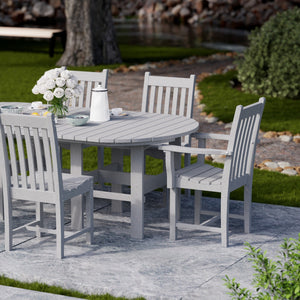 Classic 7-Piece 44"x84" Dining Set - The Charming Bench Company