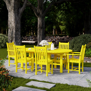 Classic 7-Piece 44"x84" Dining Set - The Charming Bench Company