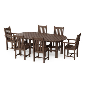 Classic 7-Piece 44"x84" Dining Set - The Charming Bench Company