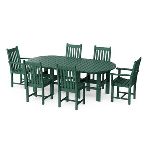Classic 7-Piece 44"x84" Dining Set - The Charming Bench Company