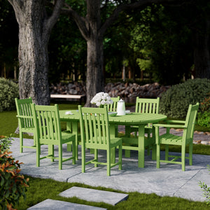 Classic 7-Piece 44"x84" Dining Set - The Charming Bench Company