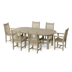 Classic 7-Piece 44"x84" Dining Set - The Charming Bench Company